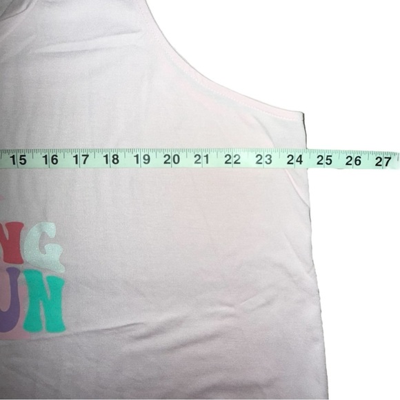 DISNEY PARK Sleeveless Fantasyland Castle Graphic Tee - Pink Plus 1X - Picture 8 of 11